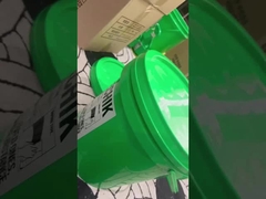 สกรีนถังพลาสติกขาว 5 แกลลอนพร้อมฝา