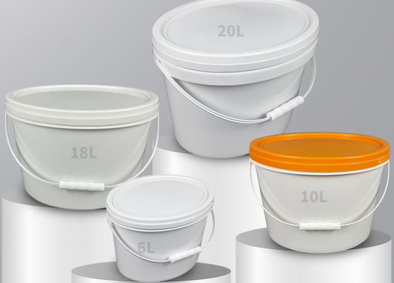 ถังพลาสติกทรงรี PP/HDPE ที่ปรับแต่งได้ด้วย IML หรือการถ่ายโอนความร้อนหรือการพิมพ์สกรีน