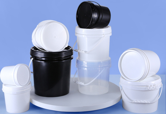 ถังเก็บพลาสติก PP / HDPE สำหรับเก็บอาหารพร้อมการพิมพ์ IML