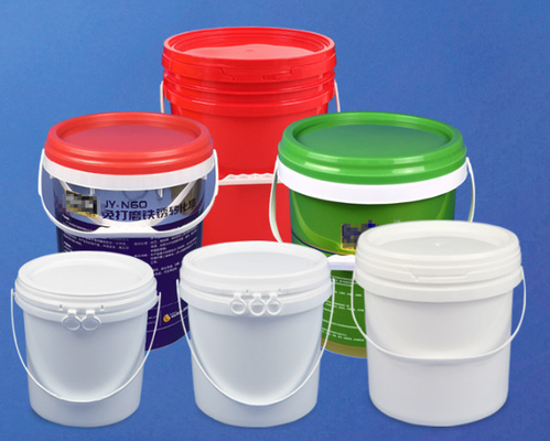 HDPE Lubricant Bucket Industrial Grade White PP ความจุ 20 ลิตร