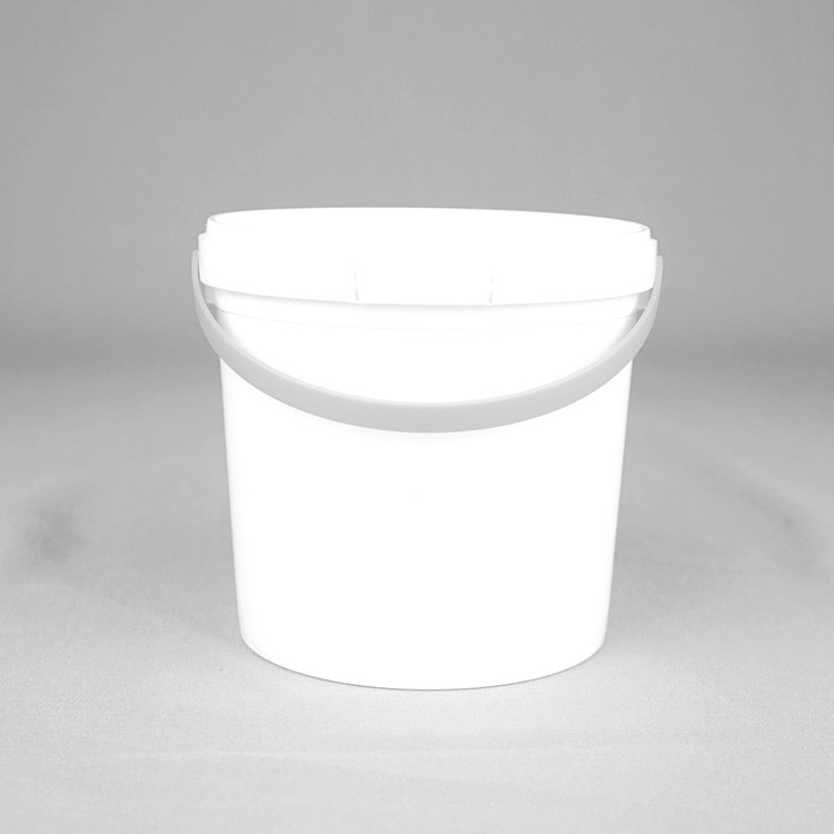 IML หรือ PP/HDPE แผ่นพลาสติกถังอาหารที่มีฝาสําหรับบรรจุอาหาร