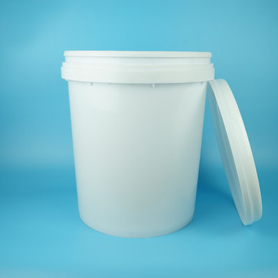 ถังพลาสติก PP HDPE 25 กก. พร้อมฝาและหูหิ้ว
