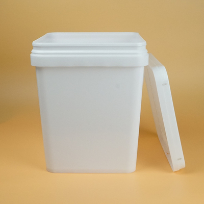 ถังขยะพลาสติกทรงสี่เหลี่ยมมีฝาปิด วัสดุ PP น้ำหนัก 1.2 Kg