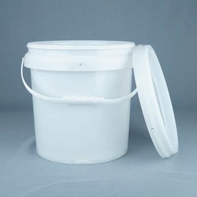 กระปุกเคมีสีขาว PP / HDPE วัสดุสําหรับเก็บสารเคมี