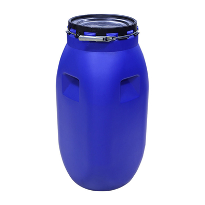 30-200L หน้าแปลนหนา Barrel สารเคมีถังพลาสติกกลองห่วงเหล็กปิดผนึก 160L