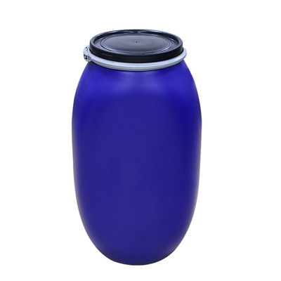 30-200L หน้าแปลนหนา Barrel สารเคมีถังพลาสติกกลองห่วงเหล็กปิดผนึก 160L