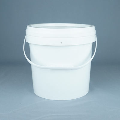 ถังพลาสติกประเภทอาหารสีขาว มีฝาปิด 1L-5L ความจุ BPA ฟรี สามารถนําไปใช้ใหม่