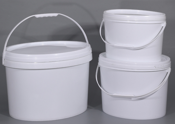5L / 10L / 20L ของเล่นพลาสติกถังโอวาลด้วยวัสดุ PP / HDPE