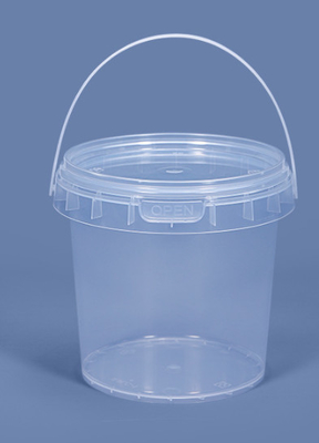 การพิมพ์จอพลาสติกถังอาหารเบาด้วยวัสดุ PP / HDPE