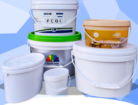 วัสดุ PP / HDPE กระปุกพลาสติกโอวาล พร้อม IML Printing หรือ Screen Printing