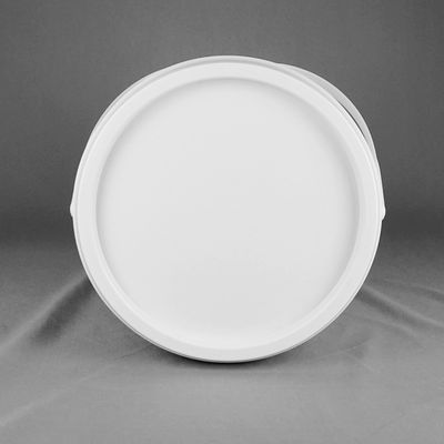 Snap On Lid Stackable ขาว 5 แกลลอนถังพลาสติกกับกระปุกสําหรับการเก็บของที่หลากหลาย