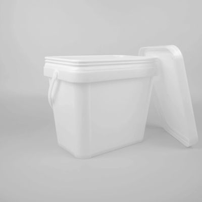 1 แกลลอน 3.5L ถังพลาสติกสี่เหลี่ยมสี่เหลี่ยมสำหรับสารเคมี