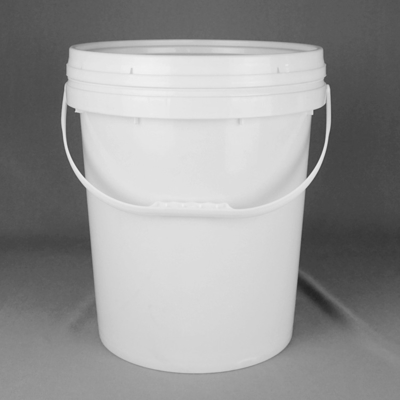 กระบอกพลาสติกทรงกลมสีขาว HDPE ถ่ายเทความร้อนสำหรับสีลาเท็กซ์