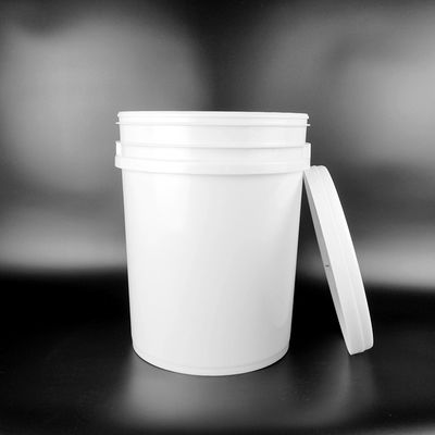 จับมือสะดวกสบาย Snap บน Lid 5 กาลอนถังพลาสติก 15.5 นิ้ว