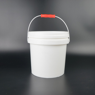 PP/HDPE พลาสติกมือถังอาหาร มีให้เลือก ขาวพร้อมฝา
