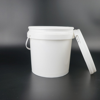 PP/HDPE พลาสติกมือถังอาหาร มีให้เลือก ขาวพร้อมฝา